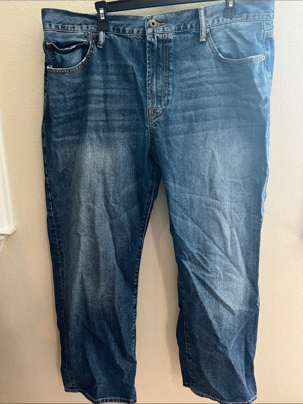 Lucky Brand Men's Blue Relaxed Denim Jeans